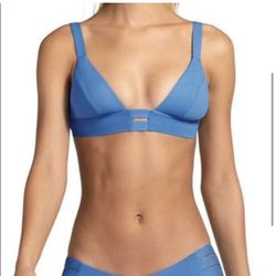 Vitamin A Neutra Bikini Top in Mediterranean Blue - 6/Small - NWT new with tags! 