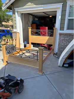 Queen bed frame