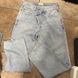 7 pairs of denim 1 trouser and a maxi skirt