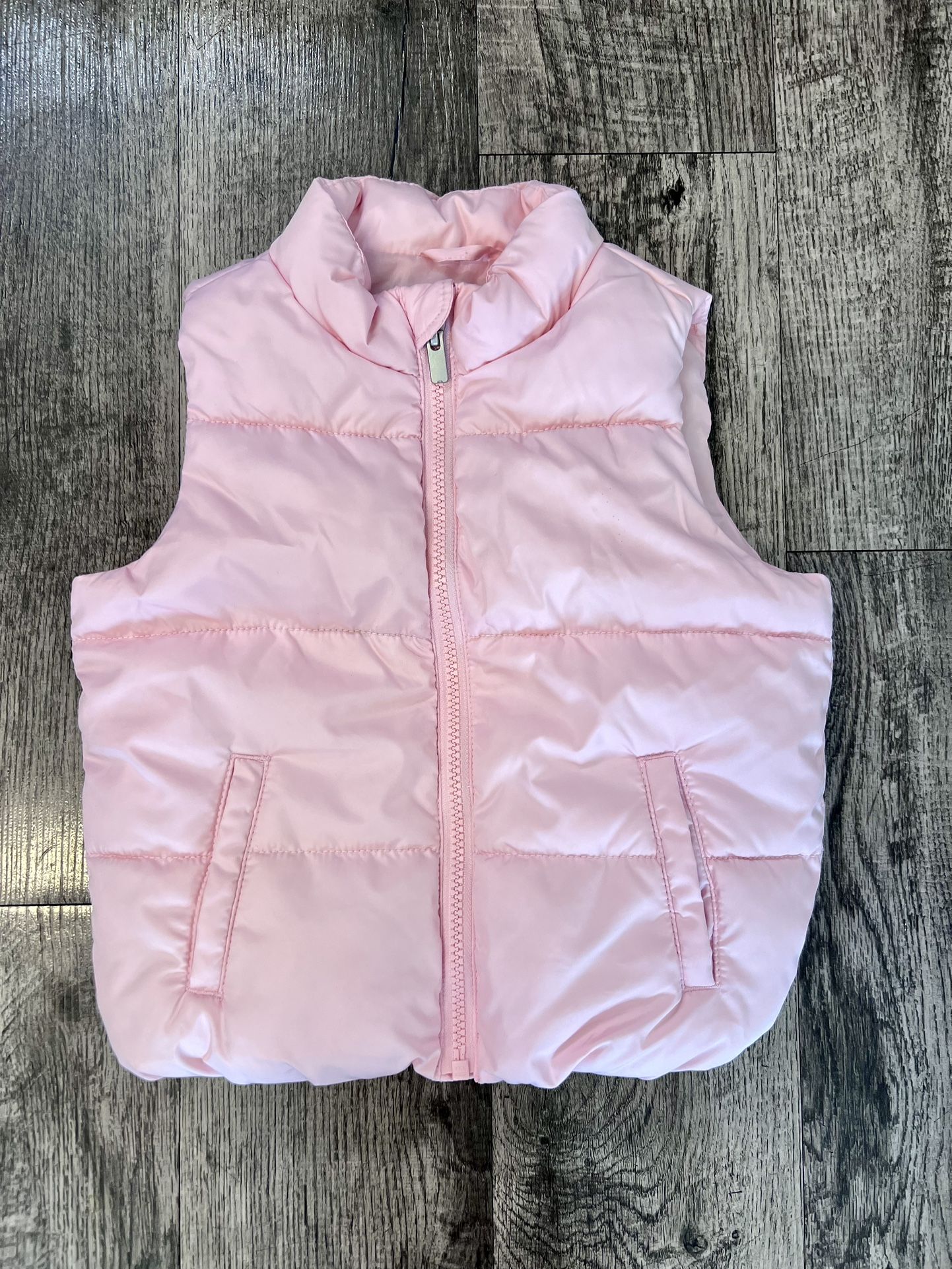 Toddler Pink Puffer Vest 4T