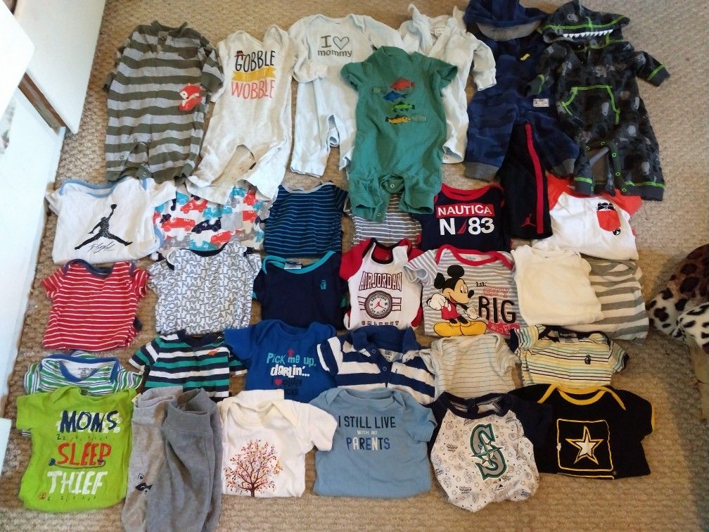 0-3 months name brand baby boy clothes