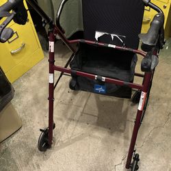 Medline Walker With Seat