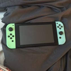 Nintendo Switch Console (Animal Crossing Special Edition)