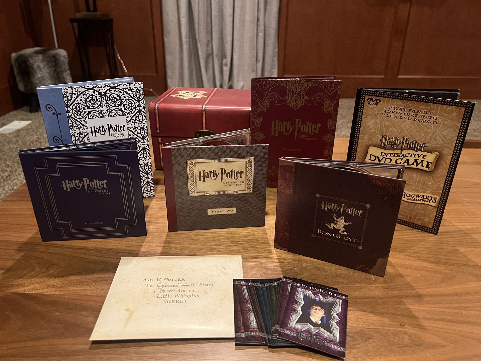 Harry Potter Years 1-5 Limited Edition Gift Set (missing Year 4 & Metal Trinkets)
