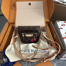 Authentic Louis Vuitton Murakami Mini Bum Bag Cherry Collection