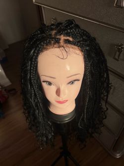 Black 28 Inch Bogo Braided Wig
