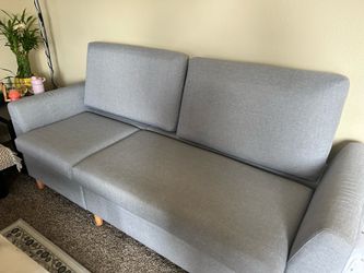 Gray Sofa w/ Ottoman on Sale. Must go this week.