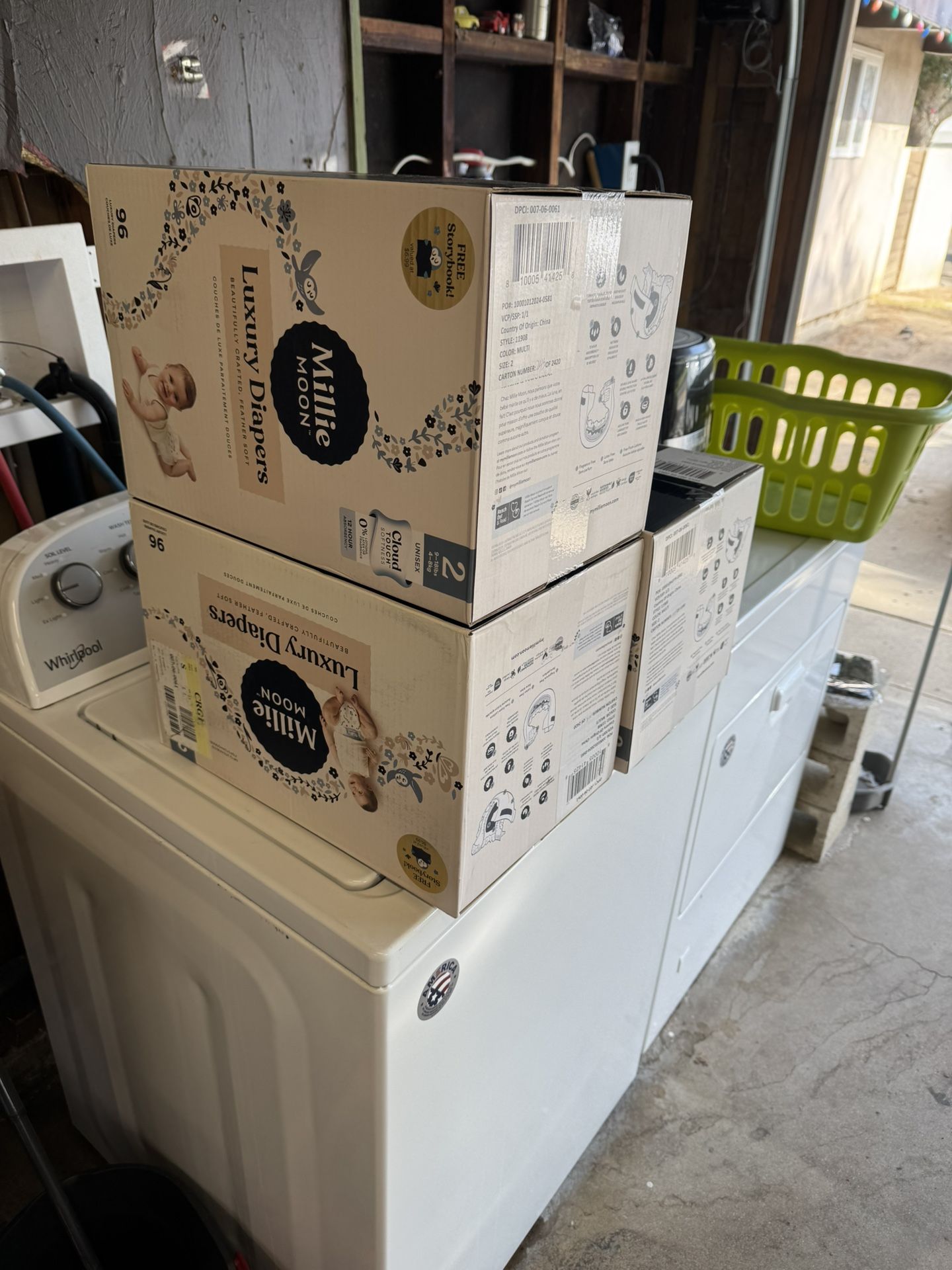 size 2 millie moon diapers