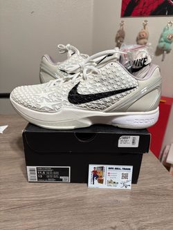 Size 11.5 - TRIED ON Nike Zoom Kobe 6 Protro All-Star - Sail