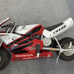 Mini moto Honda Electric Pocket bike RARE