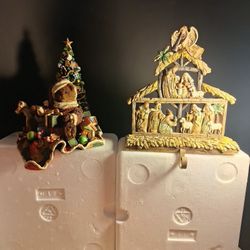 Brand New Christmas Stockings Holders And Stockings 