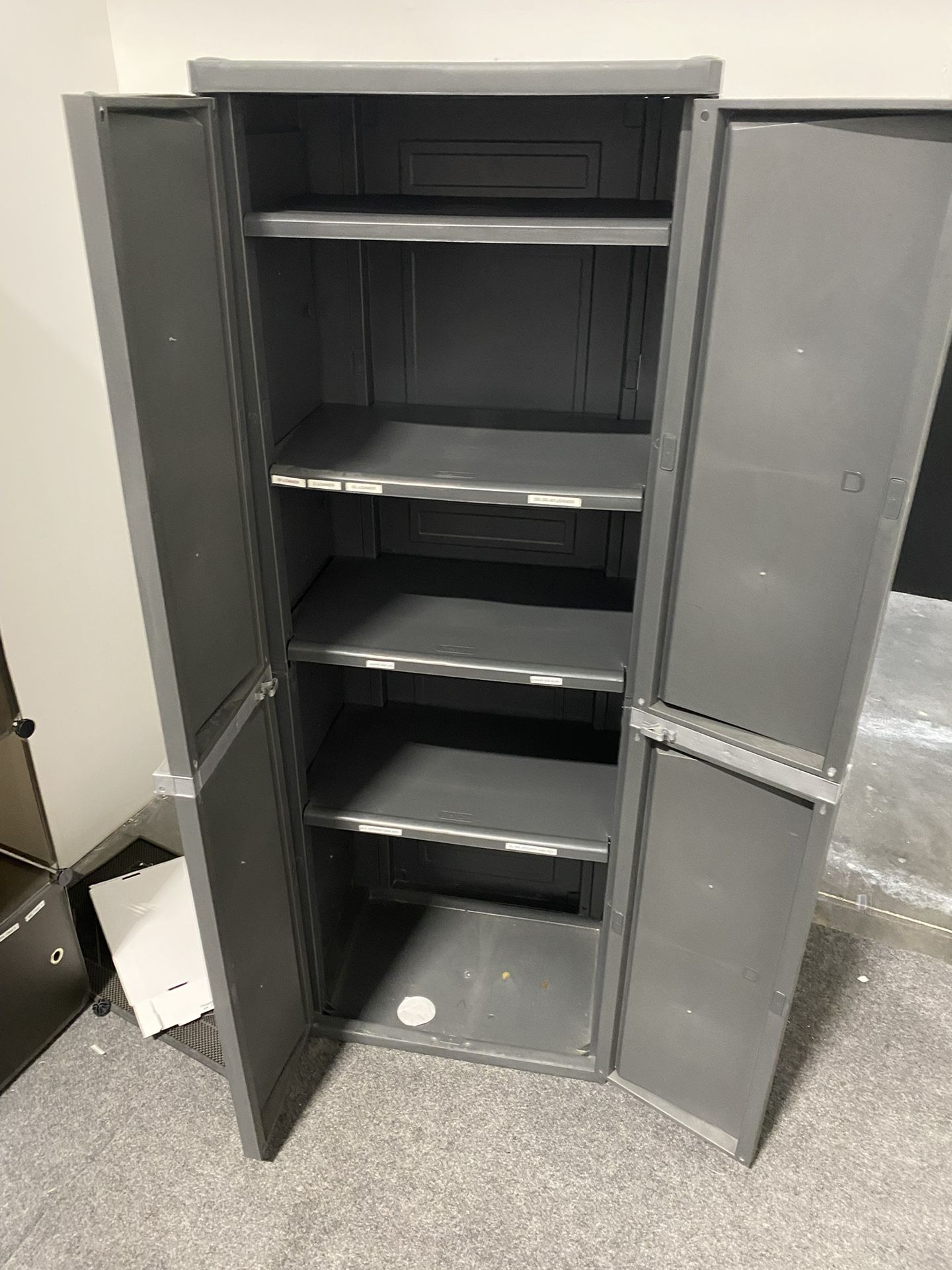 Plastic Storage Closet