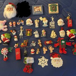 41 Miscellaneous Christmas Ornaments & Decorations