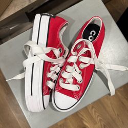 Women's Red Converse size 7.5