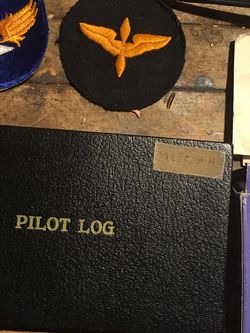 1944-1947 Army Air Corp Flight Log Patches and Insignia