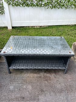 Outdoor Patio Coffee Table Square