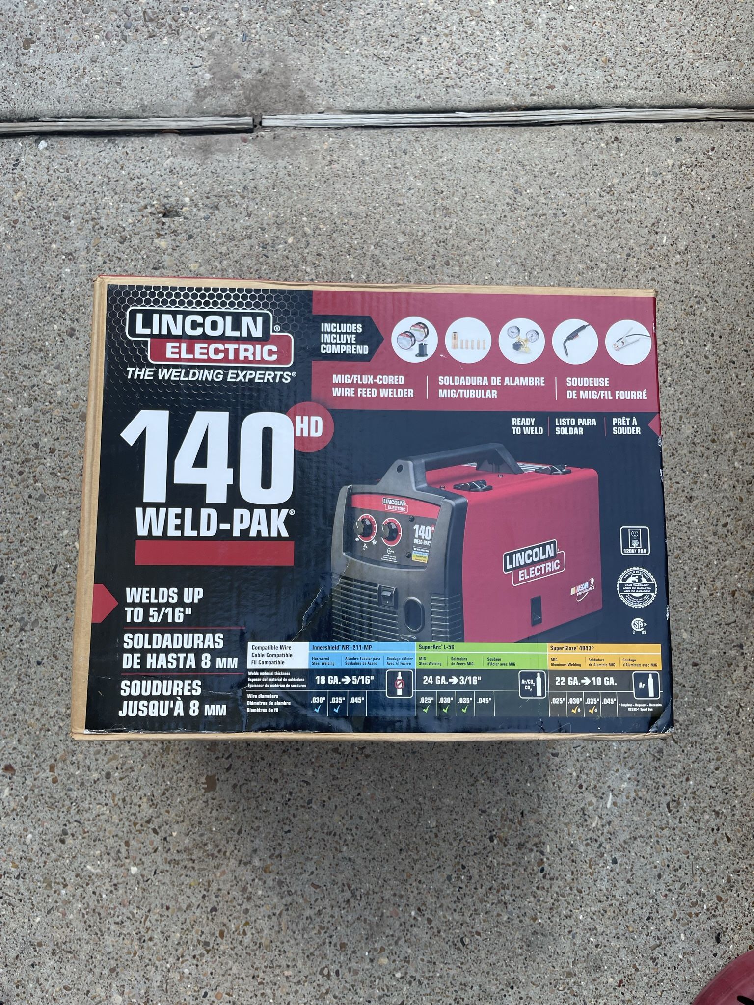 Lincoln Electric Welder Machine 140 New