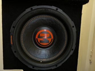 2 Memphis 12 Inch Subwoofers Built in Custom Box