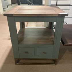 Antique Jade End Table 