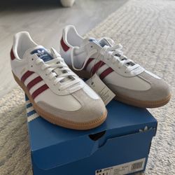 Adidas Samba OG White/Red – Size 11.5 Men (New w/ Box)