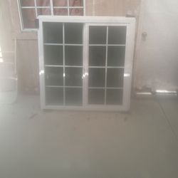 48"x48" white vynil window