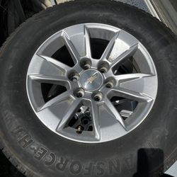 17” LT Silverado Rims And Tires