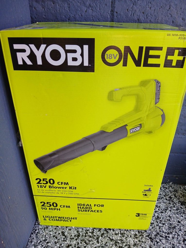 Blower Ryobi 18v Battery And Charger Included