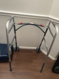 New! Rolling Double Front Wheel Walker