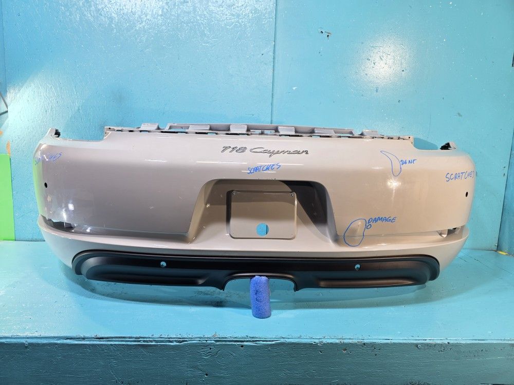 718 CAYMAN BOXSTER 2017 2018 2019 REAR BUMPER OEM