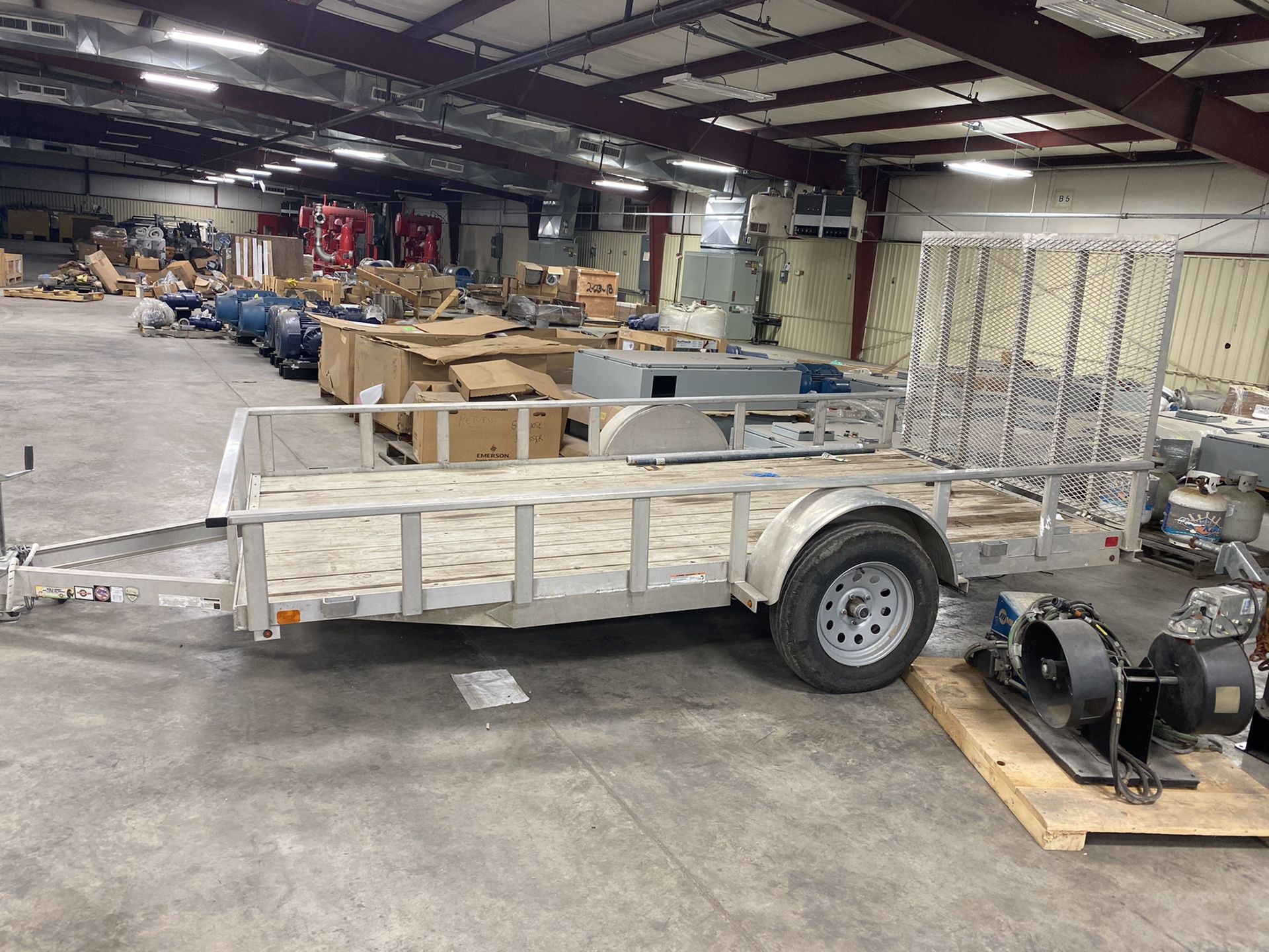 Aluminum trailer 6x12