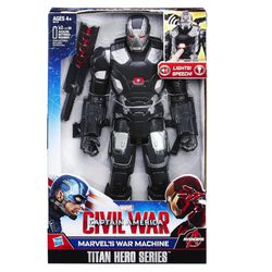 NWT-Marvel Titan Hero Series Marvel’s War Machine Electronic Figure
