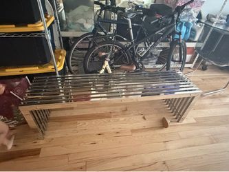 Metal bench