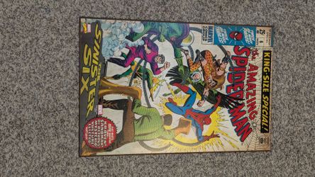 Spider-Man comic wood plaque