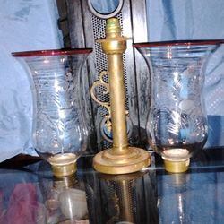 Antique Hurricane Lamps 