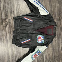 Vintage NFL Leather Jacket