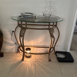 Console And Mirror
