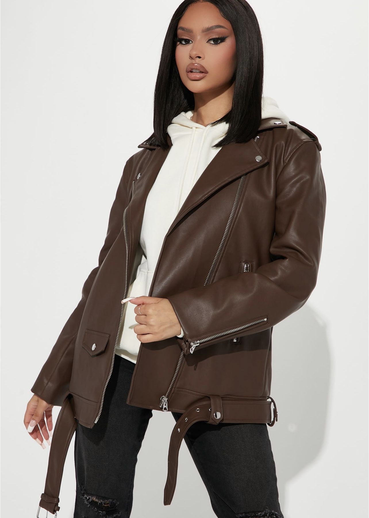 Brown Leather Jacket 