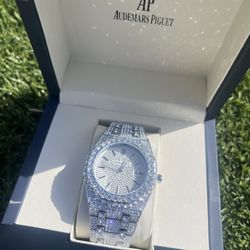 AP moissanite Bussdown watch fits all sizes