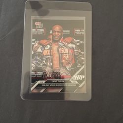 Mike Tyson 2024 Topps Now Iron Mike Weighs In Topps Now #1