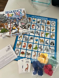 Sequence for kids Board Game