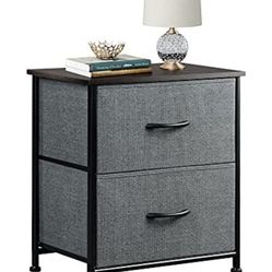 WLIVE Nightstand, 2 Drawer Dresser