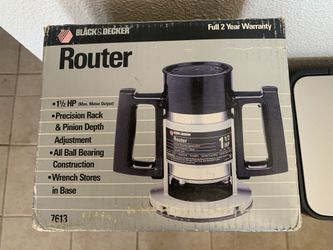 Black & Decker Router 1.5HP, 90 AMPS, 25kRPM