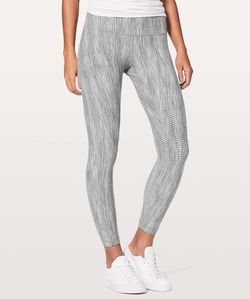 Lululemon Wunder Under athletic leggings Arrow Jacquard Women's Size 12