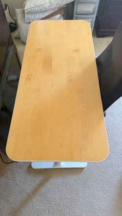 Desk with Wood Top