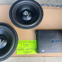 Rockville Subwoofers with Amp
