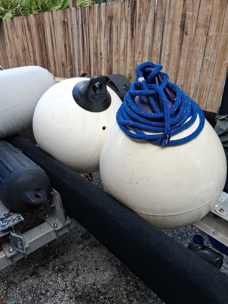 Boat fenders and Fish nets