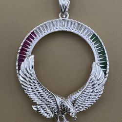 Plata 925 Bisel Águila 🦅 Nuevo. 