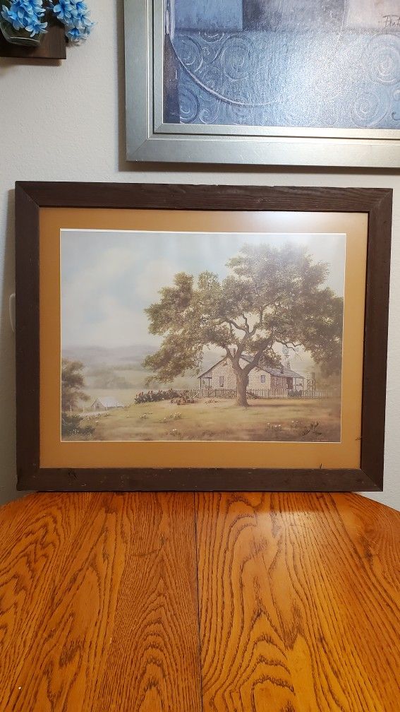 NELSON RHODES PRINT, "DISTANT SPRING"