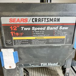 2 Speed Band Saw And Band Saw-sander 