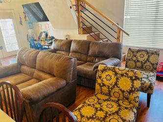 Couches and accent chairs